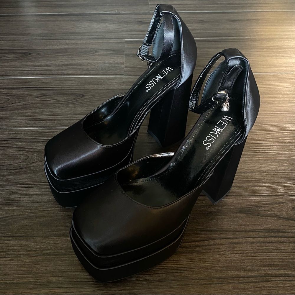 Platform Black High Heels